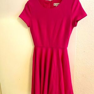 Bright pink Ava and Aiden mini-dress